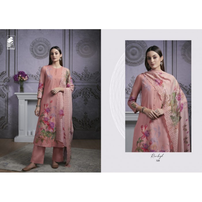 Sahiba Rose Bagh Pure Italian Cotton Dress Materials